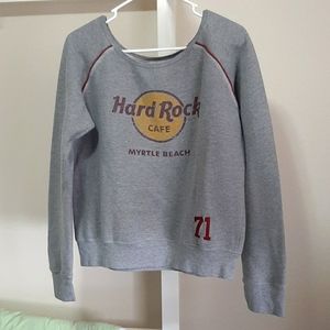 Heather Gray Hard Rock Cafe Sweater M
